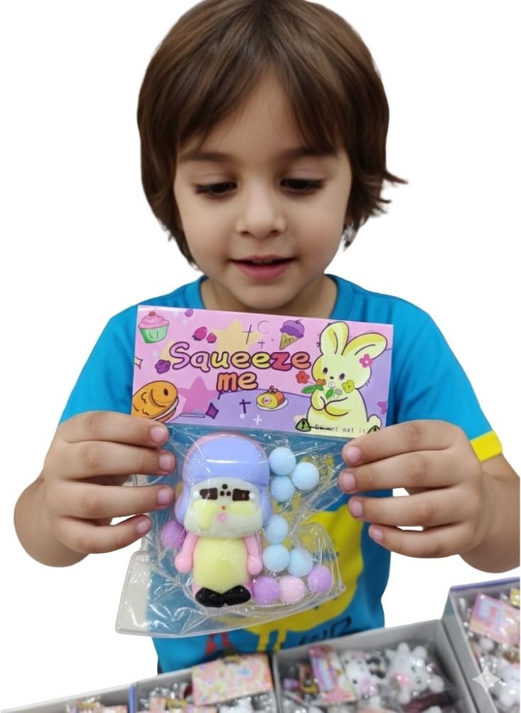 بريميم مجسم شخصية كرتونية صغيرة لطيفة مع خرز - لعبة صغيرة كاواي للزينة والهدايا والمقتنيات - Image 3